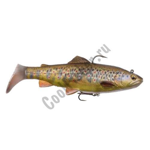  Savage Gear 4D Trout Rattle Shad 12.5cm 35g 03-Dark Brown Trout