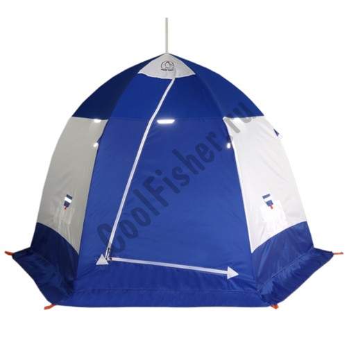 Палатка-зонт ПИНГВИН Пингвин 2 (1-слойная) белый|синий