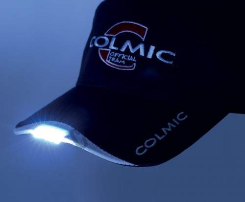 Бейсболка с фонарем CAPPELLO COTONE BLU OFFICIAL TEAM CON LED COLMIC CLC60A1
