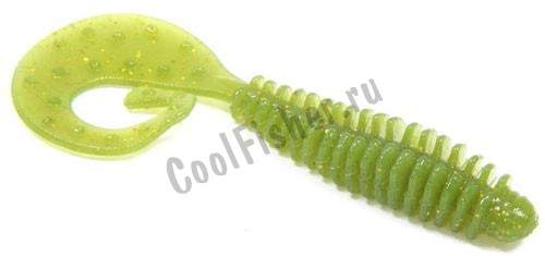   Reins G-Tail Grub 3 035 Green Sparkling