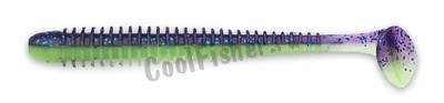   Keitech Swing Impact 3.5 PAL #06 Violet Lime Belly