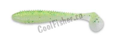   Keitech Swing Impact FAT 3.3 PAL #02 Lime Chart Shad