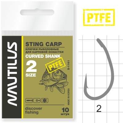  Nautilus Sting Curved Shank S-1141PTFE  2