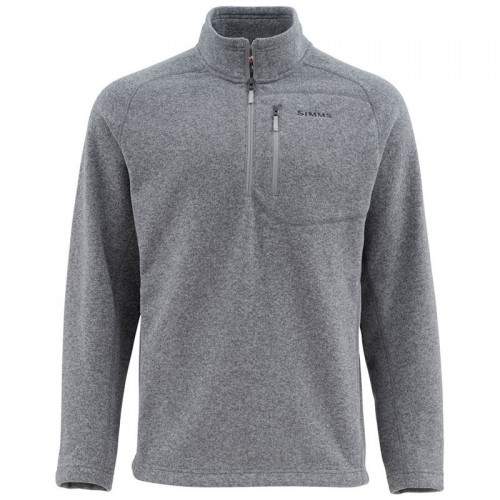  Simms Rivershed Sweater, L, Steel