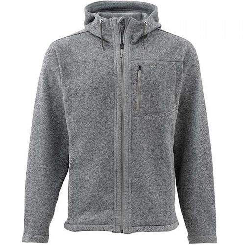  Simms Rivershed Full Zip Hoody, XL, Smoke