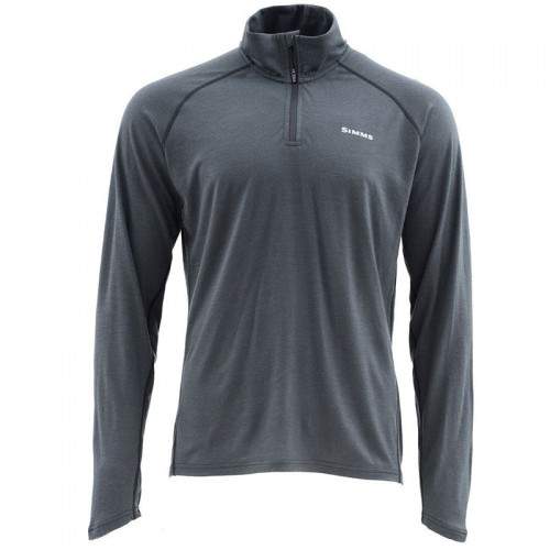  Simms Ultra-Wool Core 1|4 Zip, L, Raven