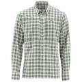  Simms Bugstopper LS Shirt, L, Plaid Kelp