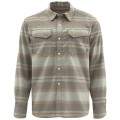  Simms Gallatin Flannel LS Shirt, XL, Dark Stone Stripe