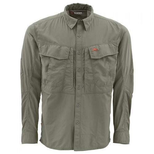  Simms Guide LS Shirt - Solid, M, Olive