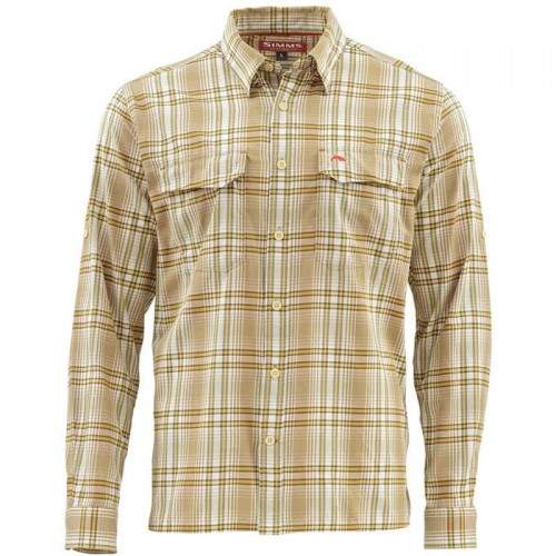  Simms Legend LS Shirt, L, Briar Plaid