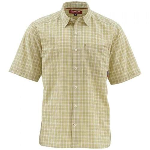  Simms Morada SS Shirt, 3XL, Sage Plaid