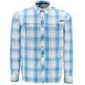  Simms Stone Cold LS Shirt, XXL, Cornflower Plaid