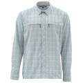  Simms Stone Cold LS Shirt, L, Celadon Plaid