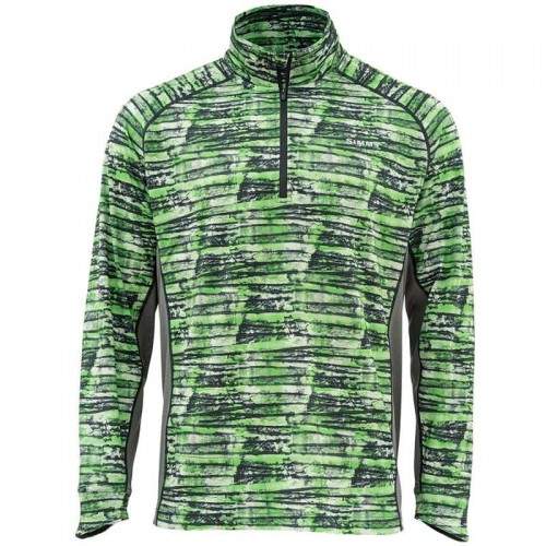  Simms Solarflex 1|2 Zip LS Shirt, 3XL, Water Print Lawn