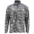  Simms Solarflex 1|2 Zip LS Shirt, S, Hex Camo Sterling