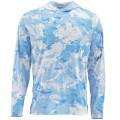  Simms Solarflex Hoody - Print, XL, Cloud Camo Blue