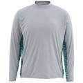  Simms Solarflex LS Crewneck Artist Series, XL, Deyoung Tarpon Concrete