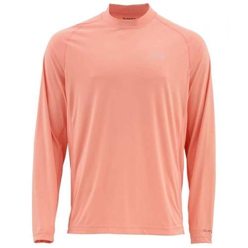  Simms Solarflex LS Crewneck Solid, 3XL, Pink