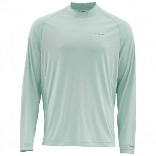  Simms Solarflex LS Crewneck Solid, M, Wintergreen