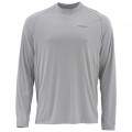  Simms Solarflex LS Crewneck Solid, L, Sterling