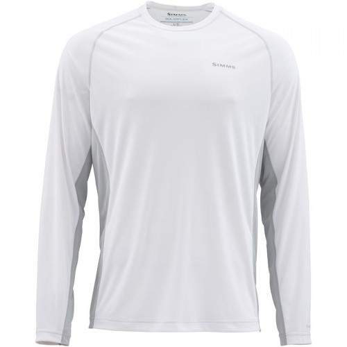  Simms Solarflex LS Crewneck Solid, S, White #2