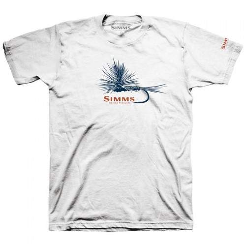  Simms Adams Fly T-Shirt, XL, White