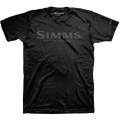  Simms Logo T-Shirt, S, Black