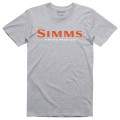  Simms Logo T-Shirt S19, XXL, Grey Heather