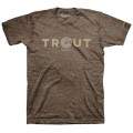  Simms Reel Trout T-Shirt, M, Brown Heather