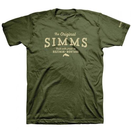  Simms The Original T-Shirt, L, Military