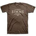  Simms The Original T-Shirt, XL, Brown