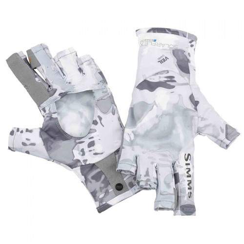  Simms Solarflex SunGlove, M, Cloud Camo Grey