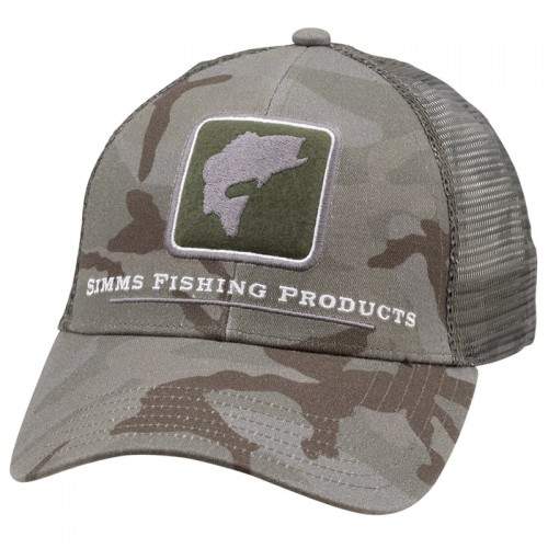 Кепка Simms Bass Icon Trucker Hat, Pico Camo Mineral