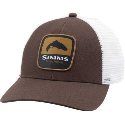 Кепка Simms Trout Patch Trucker, Bark