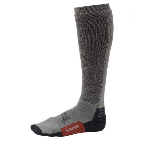  Simms Guide Midweight OTC Sock, L, Gunmetal