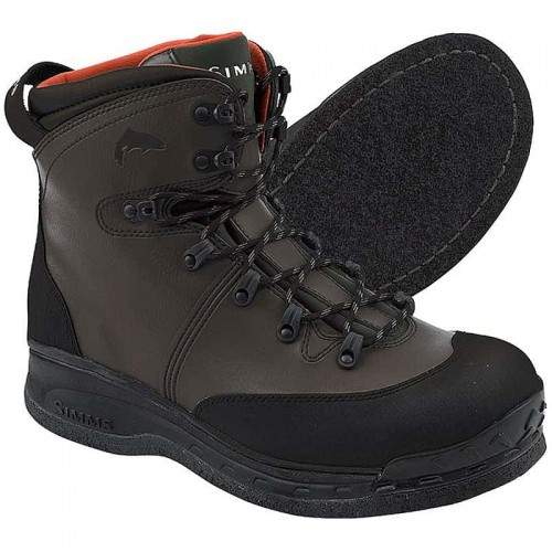  Simms Freestone Boot Felt, 15, Dark Olive