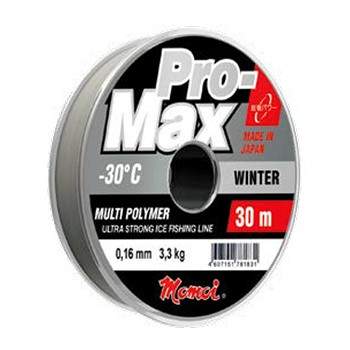 Леска Momoi Pro-Max Winter Strong 0.16мм 3.3кг 30м прозрачная