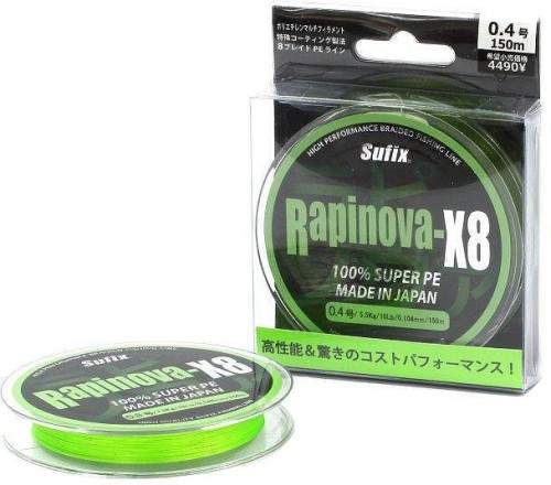   SUFIX Rapinova-X8 150  PE 0.6| 0,128 6,9