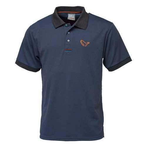 - Savage Gear Simply Savage 3-Stripes Polo Shirt Ombre Blue -, .M, .62281