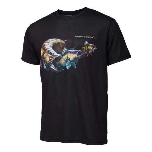 Savage Gear Cannibal Tee Black T-Shirt, .L, .71579