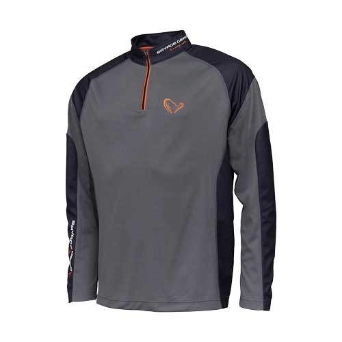  Savage Gear Tournament Shirt 1|2 Zip Sedona Grey .XXL, .73681