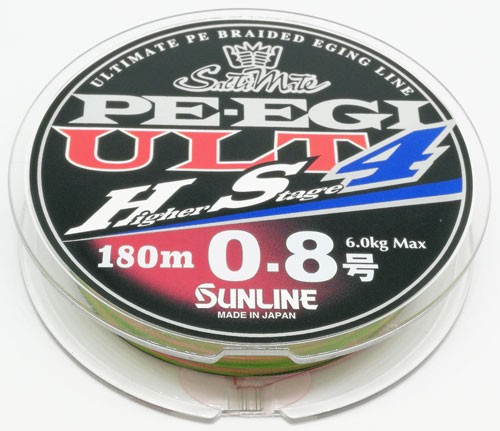   Sunline PE EGI ULT HS4 #1.0 17lb 180