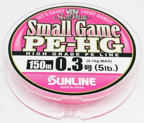   Sunline SMALL GAME PE HG 150m #0.2|3lb
