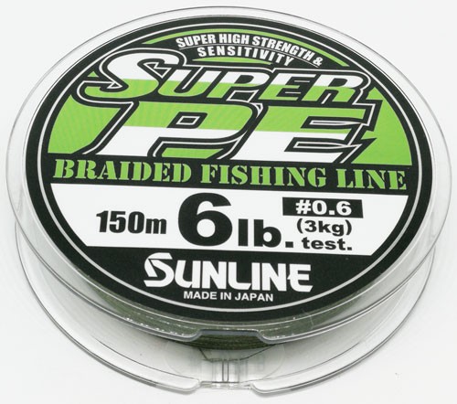   Sunline NEW SUPER PE Dark Green 150m #0.6|6lb