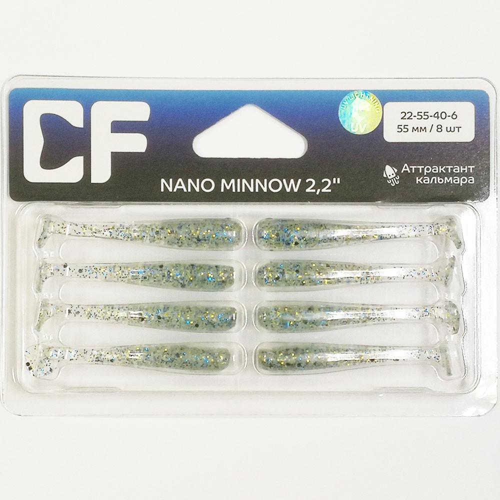 ����������� �������� Crazy Fish NANO MINNOW 2.2 22-55-40-6