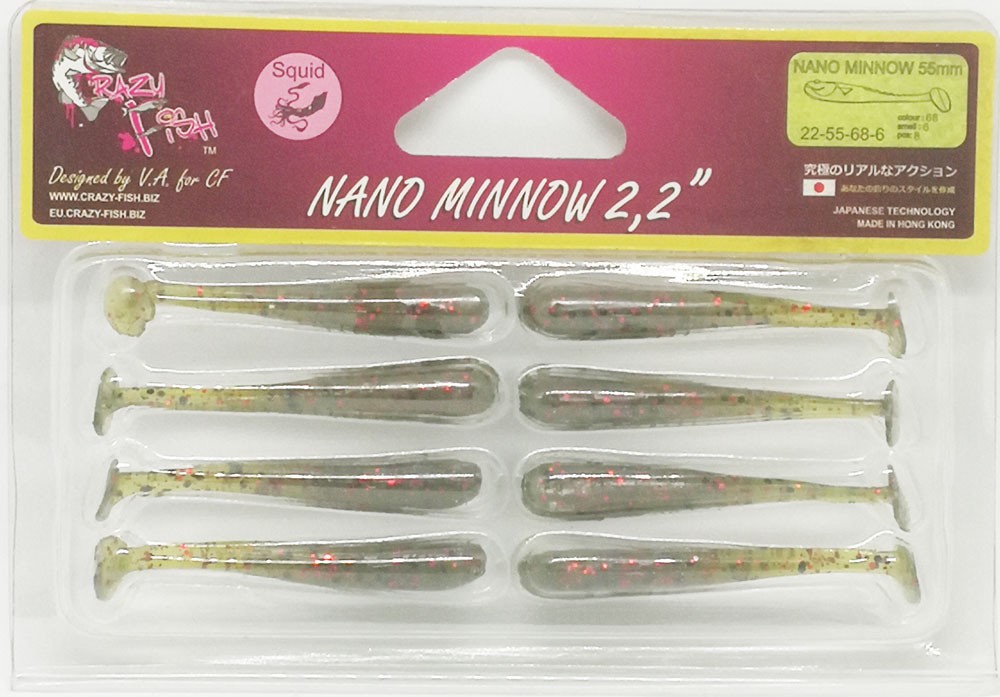   Crazy Fish NANO MINNOW 2.2  22-55-68-6