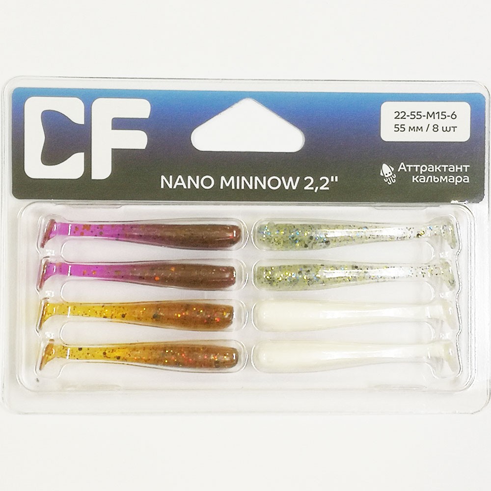 ����������� �������� Crazy Fish NANO MINNOW 2.2 22-55-M15-6