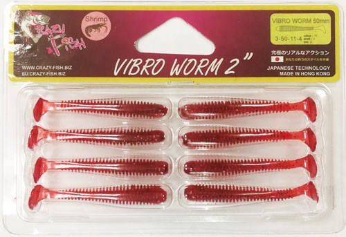   Crazy Fish VIBRO WORM 2