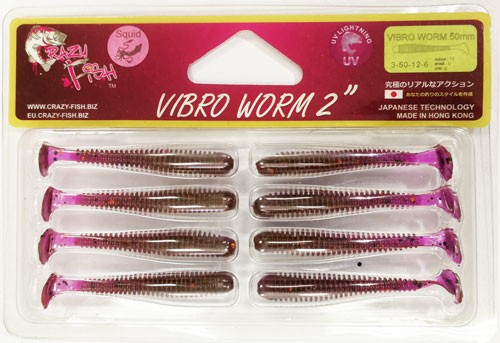   Crazy Fish VIBRO WORM 2