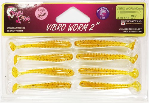   Crazy Fish VIBRO WORM 2